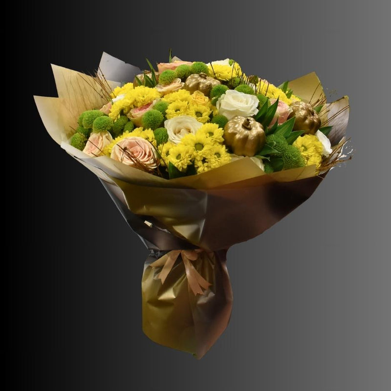 Special bouquet of Yellow and pink roses