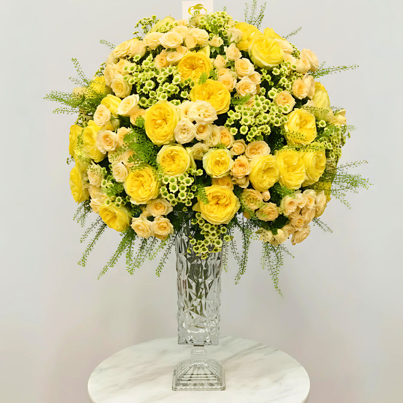 Yellow Beauty Vase