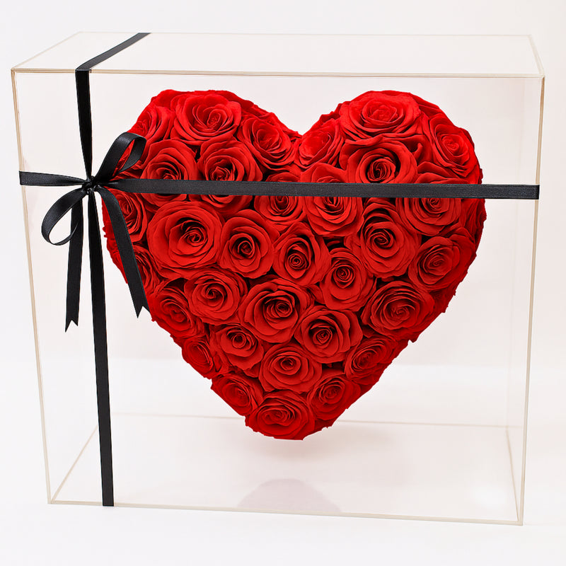 Big Red Heart Forever Rose