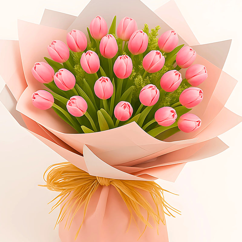 Pink Tulip Bouquet