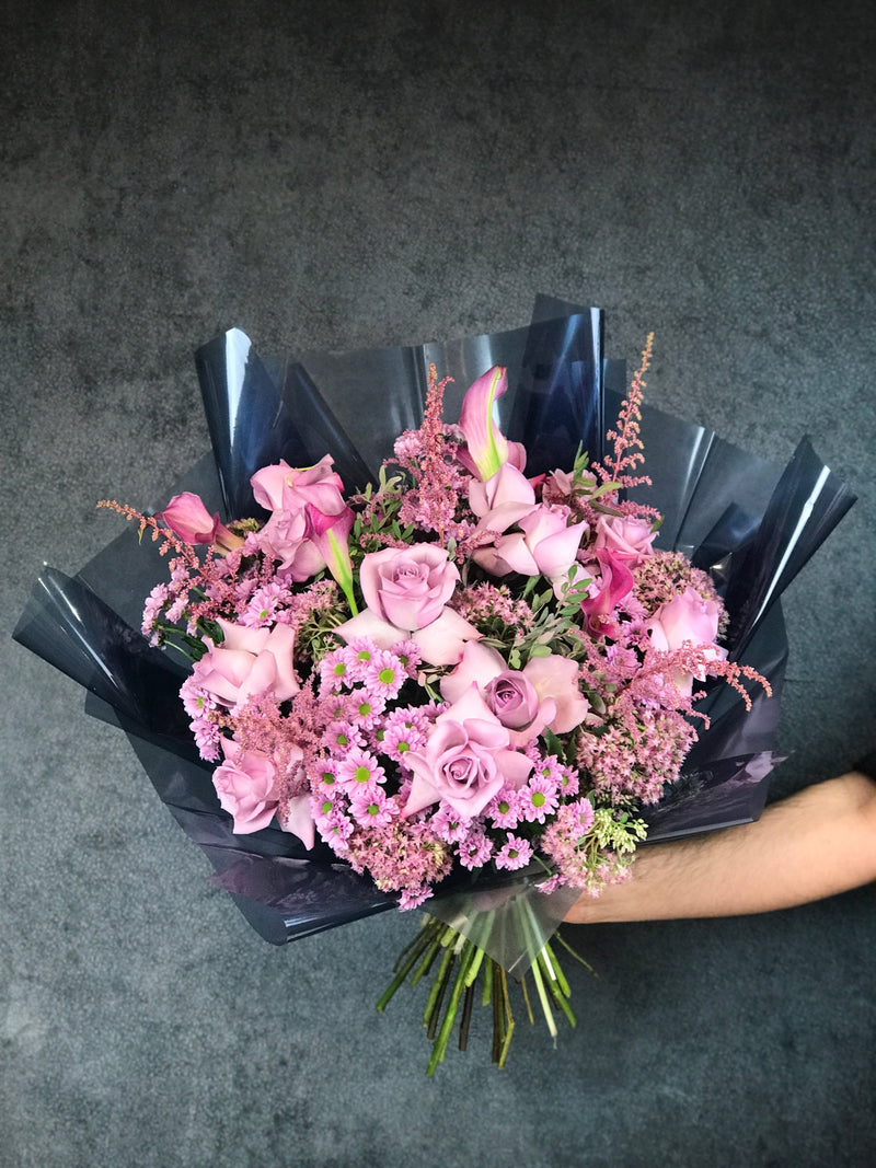 Bouquet of mixed Pink Flowers