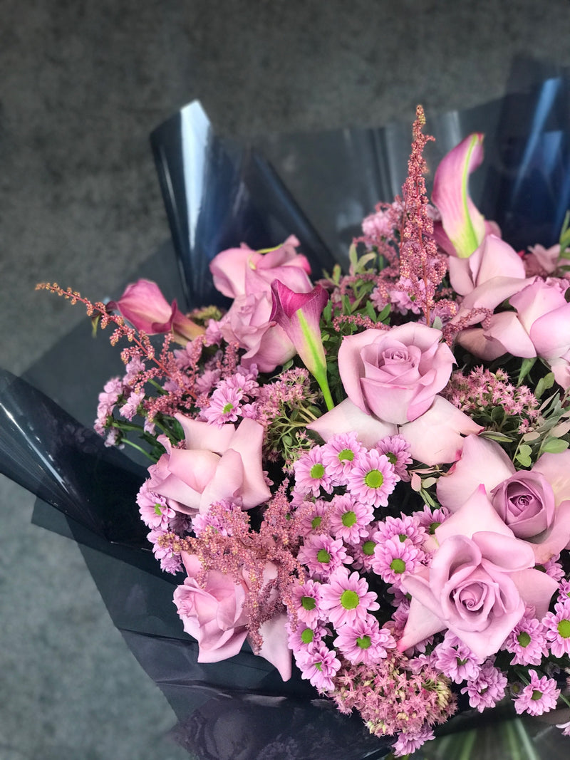 Bouquet of mixed Pink Flowers
